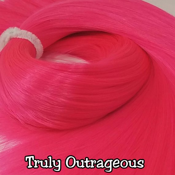 TDP Nylon Silk Fantasy Colors 1oz/28g 18inch/46cm High Temperature Doll Hair for Rerooting