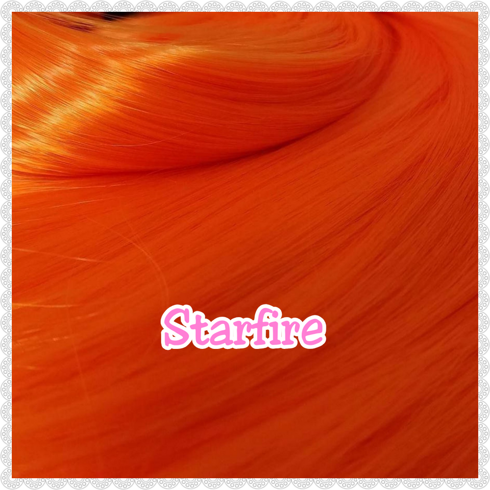 TDP Nylon Silk Fantasy Colors 1oz/28g 18inch/46cm High Temperature Doll Hair for Rerooting