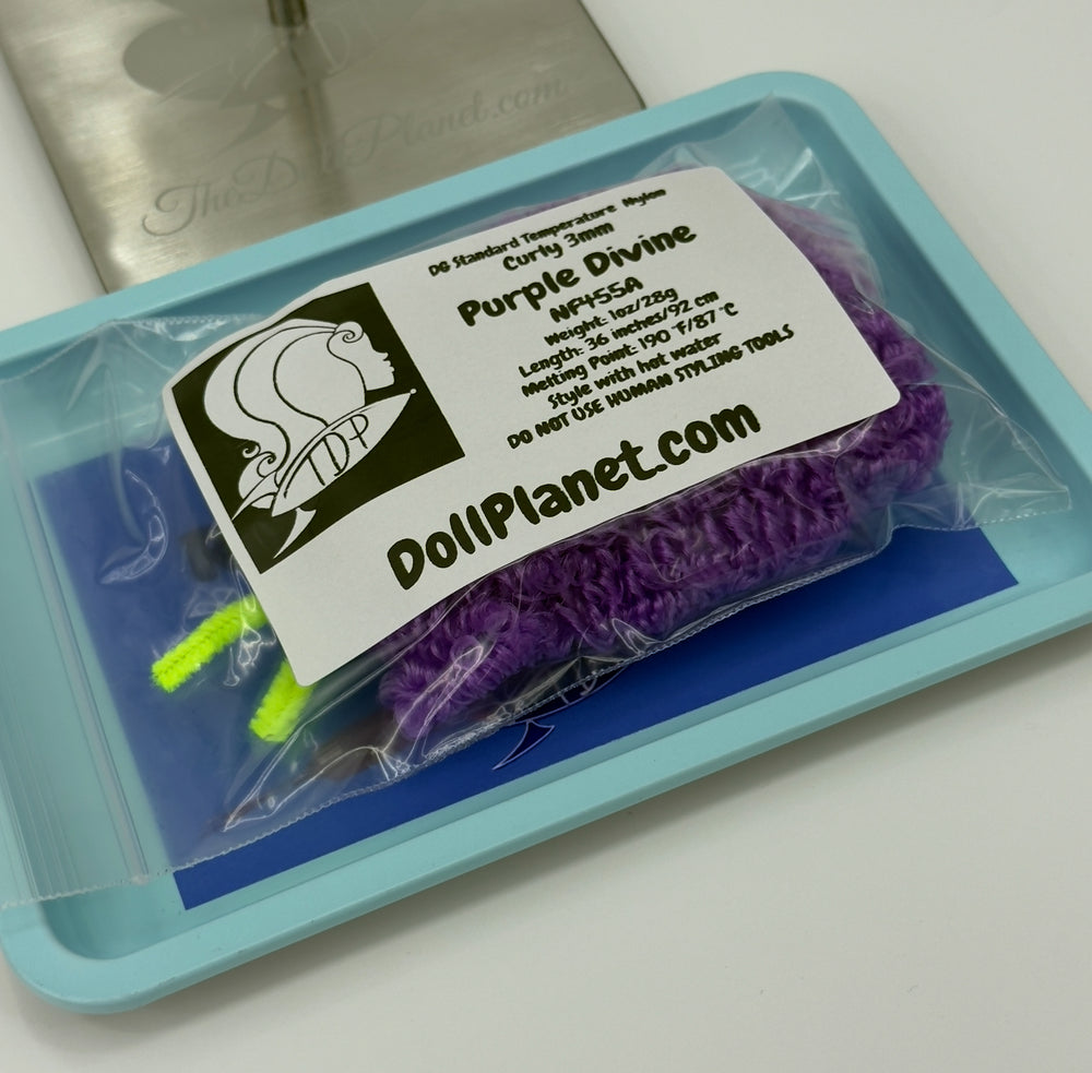 DG Nylon Purple Divine NF455A 3mm 1oz/28g 36in/92cm Doll Hair