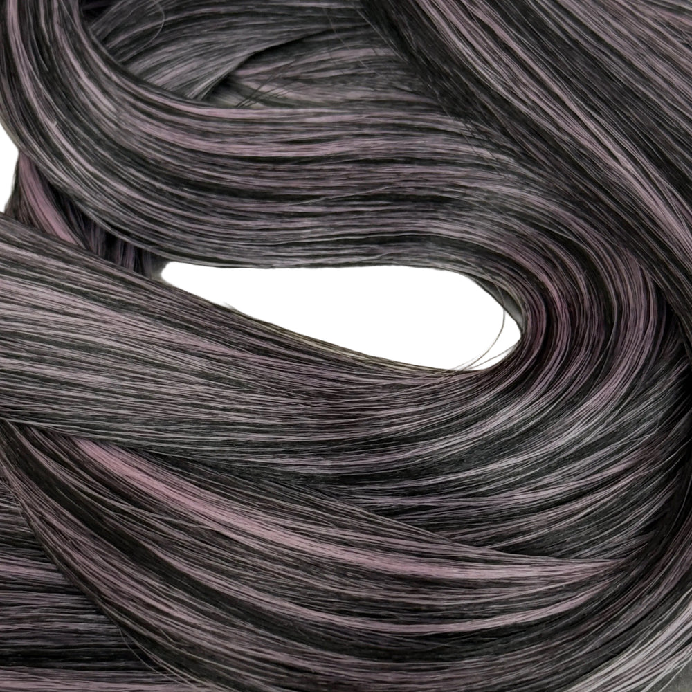 Japanese Saran Blackout & Sakura Custom Draculara Blend 1oz/28g 36 inch/92cm Doll Planet Hair