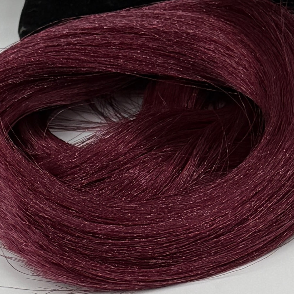 DG Straight Nylon Shimmer Shine Black Cherry YN3054 1oz/28g 36inch/92cm red Doll Hair