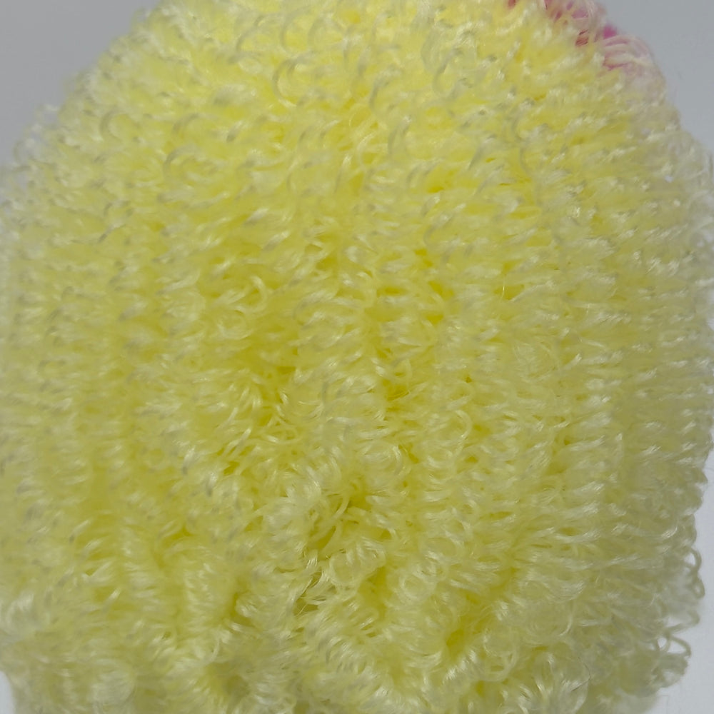 DG Nylon Curly Banana Cream NF358A 3mm 1oz/28g 36in/92cm yellow Doll Hair
