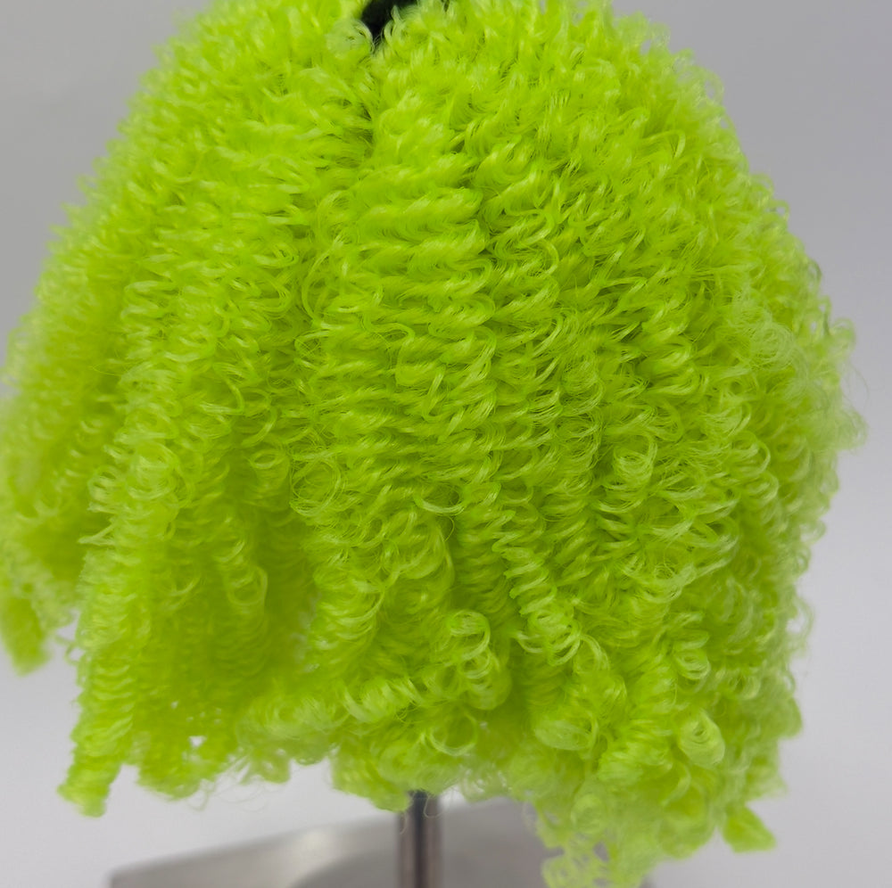 DG Nylon Curly Hyperion NF373A 3mm 1oz/28g 36in/92cm green Doll Hair