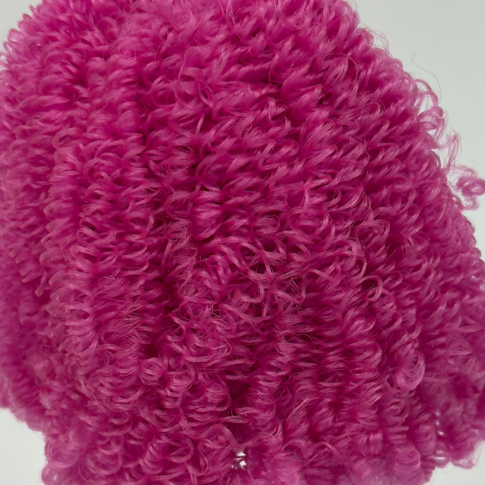 DG Nylon Curly Enamored NF443A 3mm 1oz/28g 36in/92cm pink purple Doll Hair