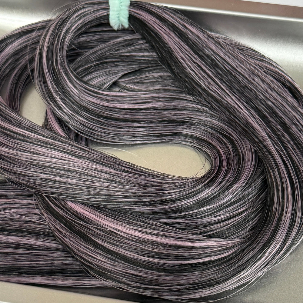 Japanese Saran Blackout & Sakura Custom Draculara Blend 1oz/28g 36 inch/92cm Doll Planet Hair