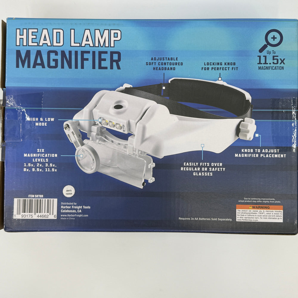Magnifying Head Set for Close up Detail Customizing Fashion Dolls