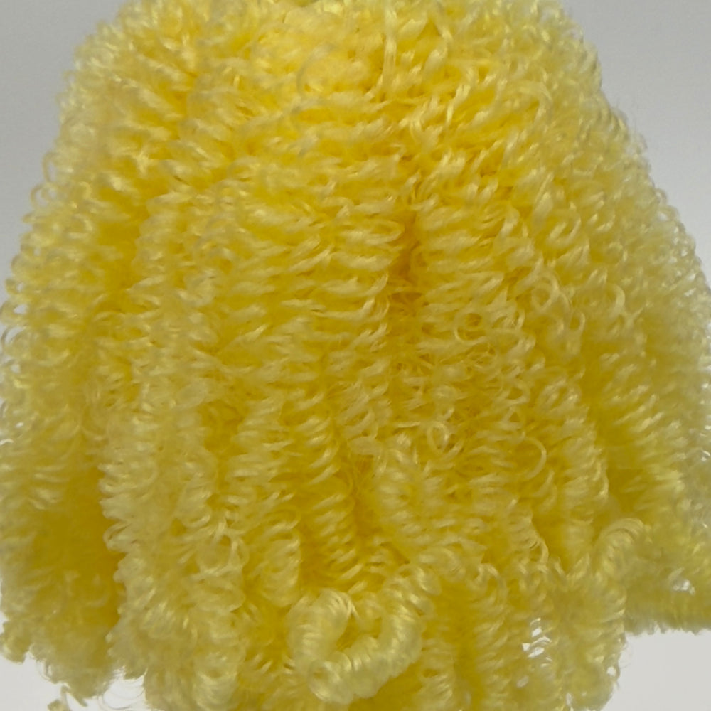 DG Nylon Curly Sun Spot NF359A 3mm 1oz/28g 36in/92cm yellow Doll Hair