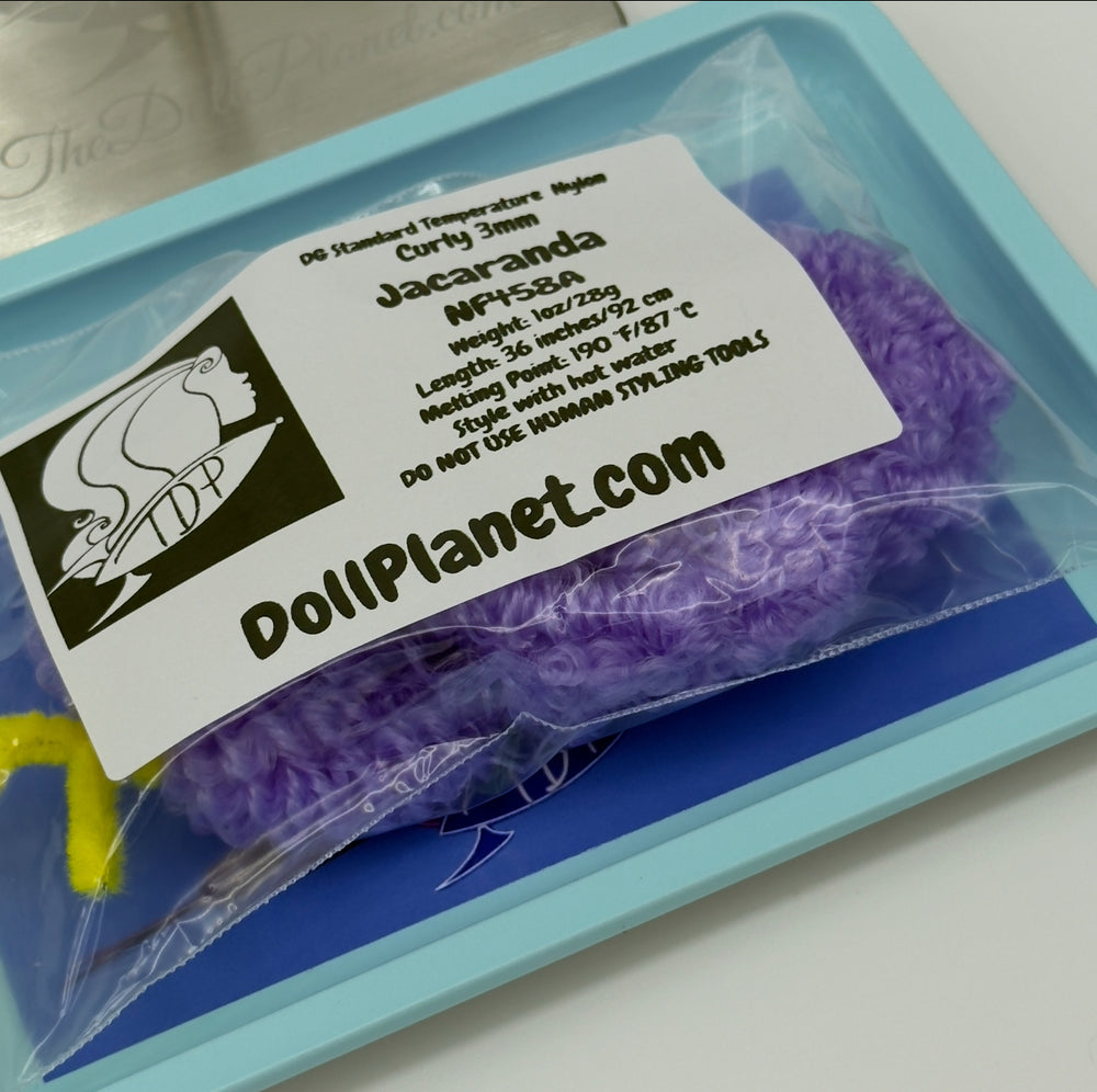 DG Nylon Jacaranda NF458A 3mm 1oz/28g 36in/92cm purple Doll Hair