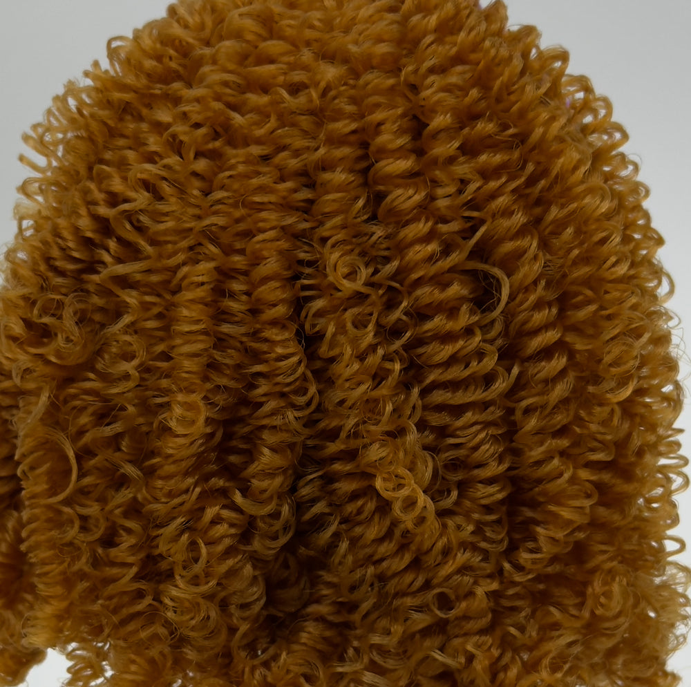 DG Nylon Curly Honey Caramel NF354A 3mm 1oz/28g 36in/92cm brown Doll Hair