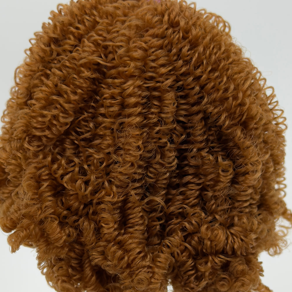 DG Nylon Curly Anise NF351A 3mm 1oz/28g 36in/92cm gingerbread brown Doll Hair