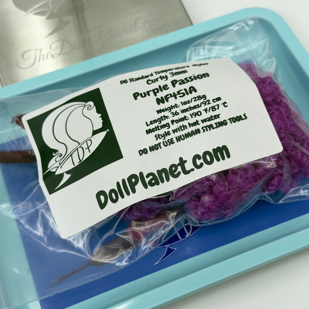 DG Nylon Purple Passion NF451A 3mm 1oz/28g 36in/92cm Doll Hair