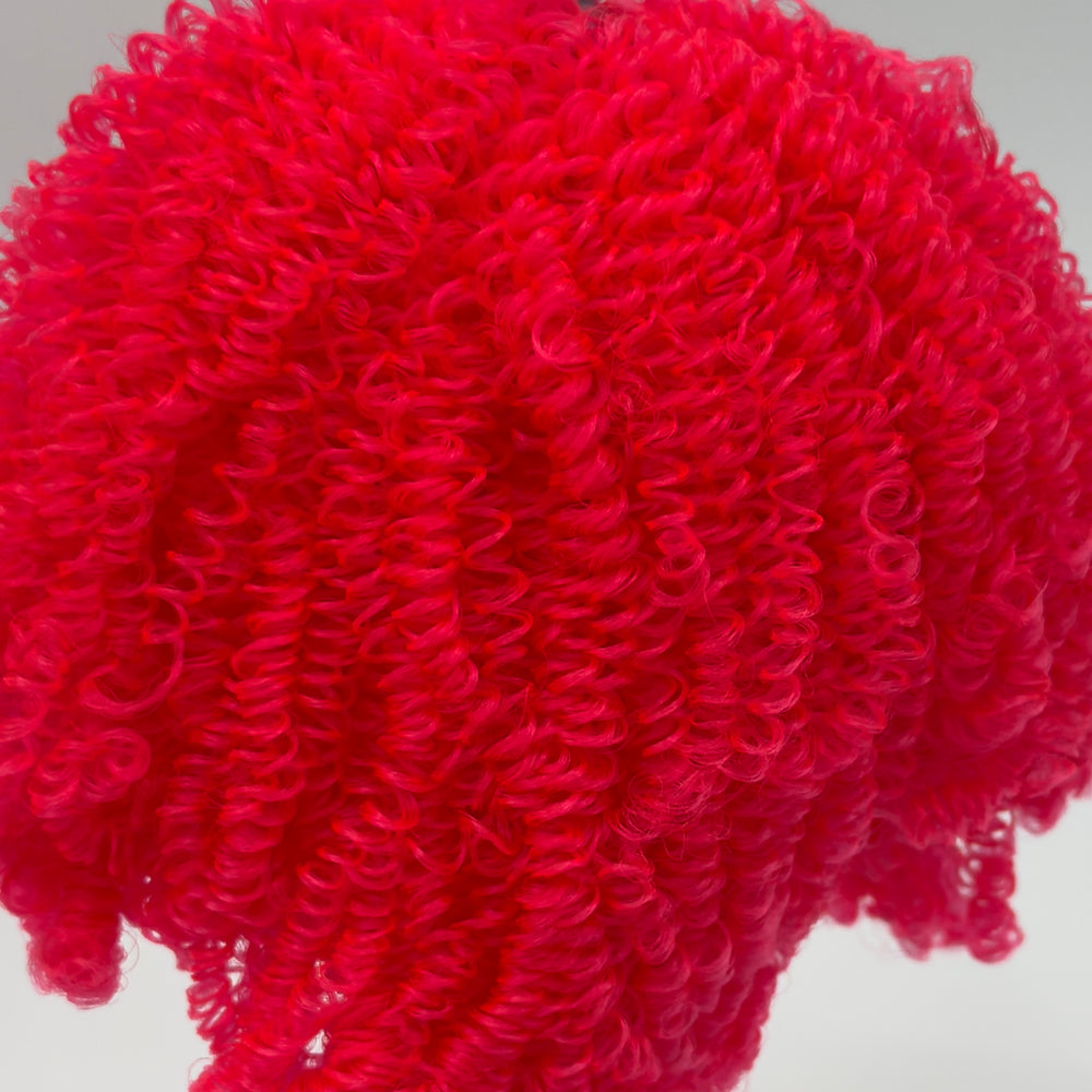 DG Nylon Curly Pink Punch NF429A 3mm 1oz/28g 36in/92cm Doll Hair