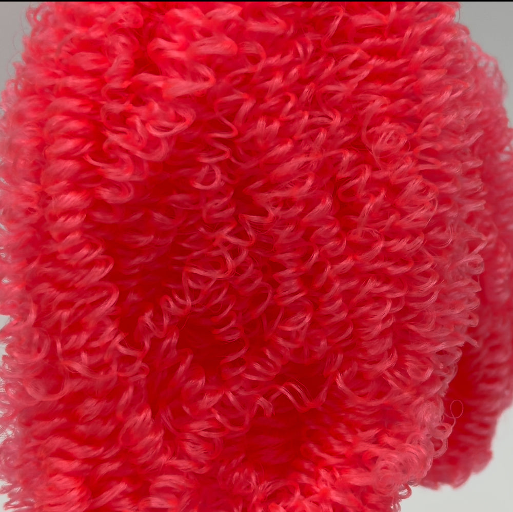 DG Nylon Curly Sunset Pink NF430A 3mm 1oz/28g 36in/92cm Doll Hair