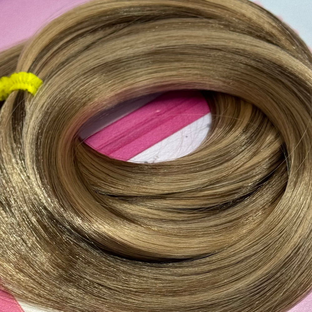 DG Straight Nylon Custom 3Tone Brondie Blend 1oz/28g 36inch/92cm brown Doll Hair