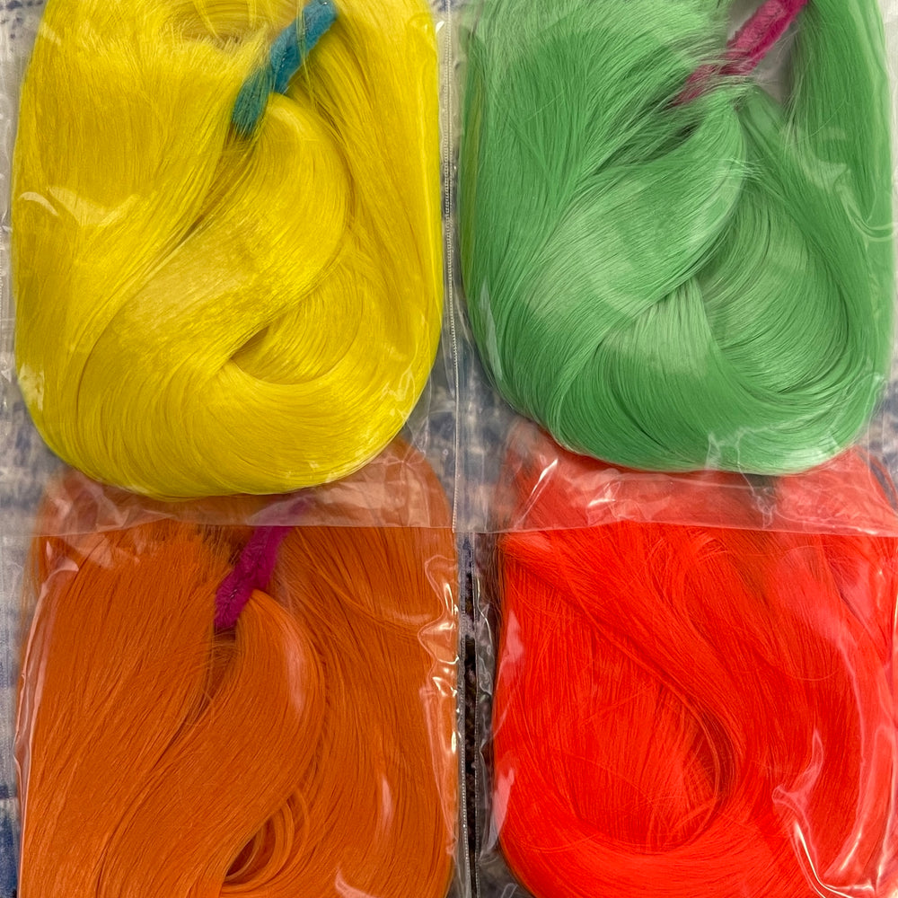 DG Nylon Artist Pack 4 Fruits 4oz Four Color Doll Hair for Rerooting – Doll  Planet Hair