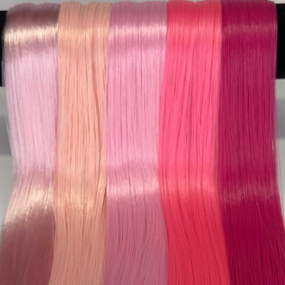 Japanese Saran Pink Artist Pack 5oz Doll Hair Bundle