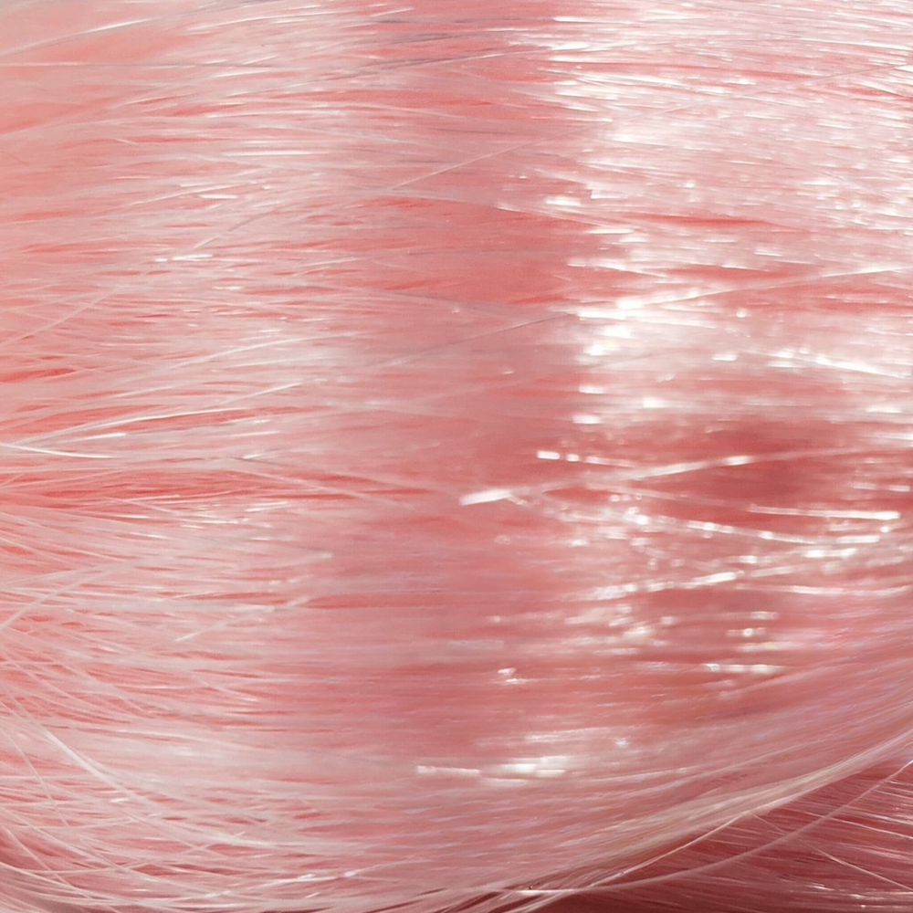 DG Nylon Metallic Shimmer Blush Pink Pastel YN2093 36 inch 1oz/28g Doll Hair