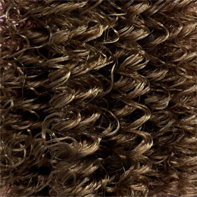 DG Curly Nylon Cacao Blend NH024 1oz/28g 36inch/92cm brown Doll Hair