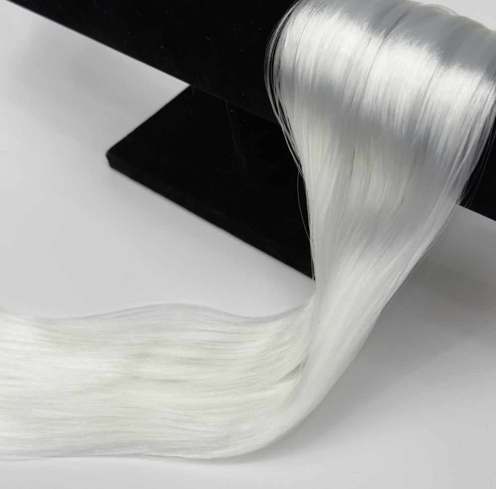 DG Straight Nylon Gardenia N016 1oz/28g 36inch/92cm white Doll Hair