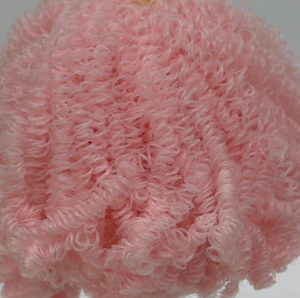 DG Curly Nylon Pink Ivory 2Tone Blend NH3119 1oz/28g 36in/92cm Doll Hair