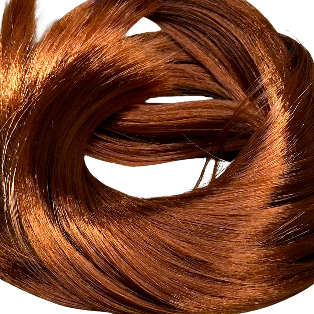 DG Nylon Red Ginger NF186 36 inch 1oz/28g hank natural Titian Auburn Doll Hair