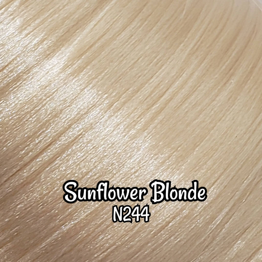 DG Nylon Sunflower Blonde N244 36 inch 1oz/28g hank natural light yellow Doll Hair