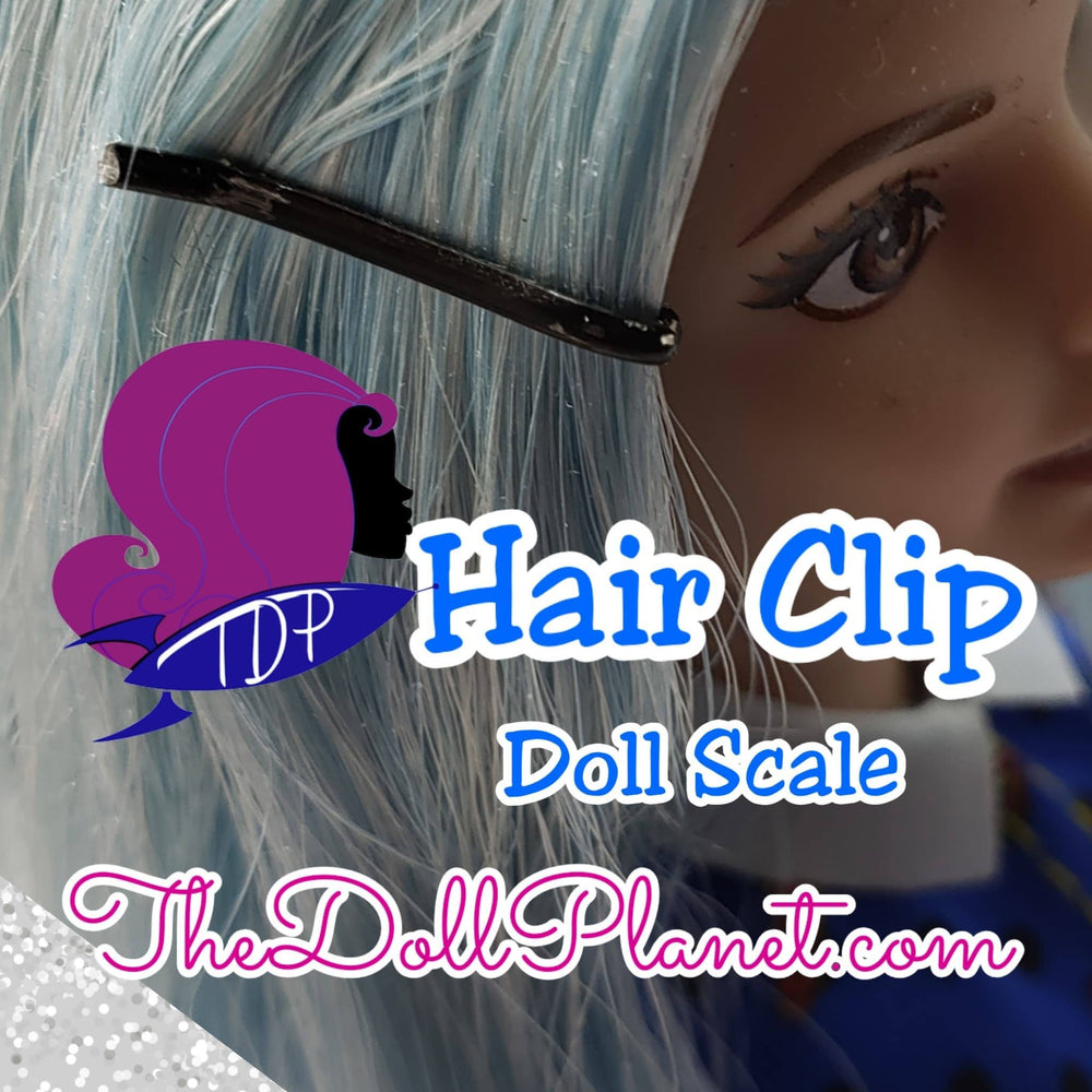 Doll Scale Hair Clip Mini Hair Pins Clips for Styling Doll Hair
