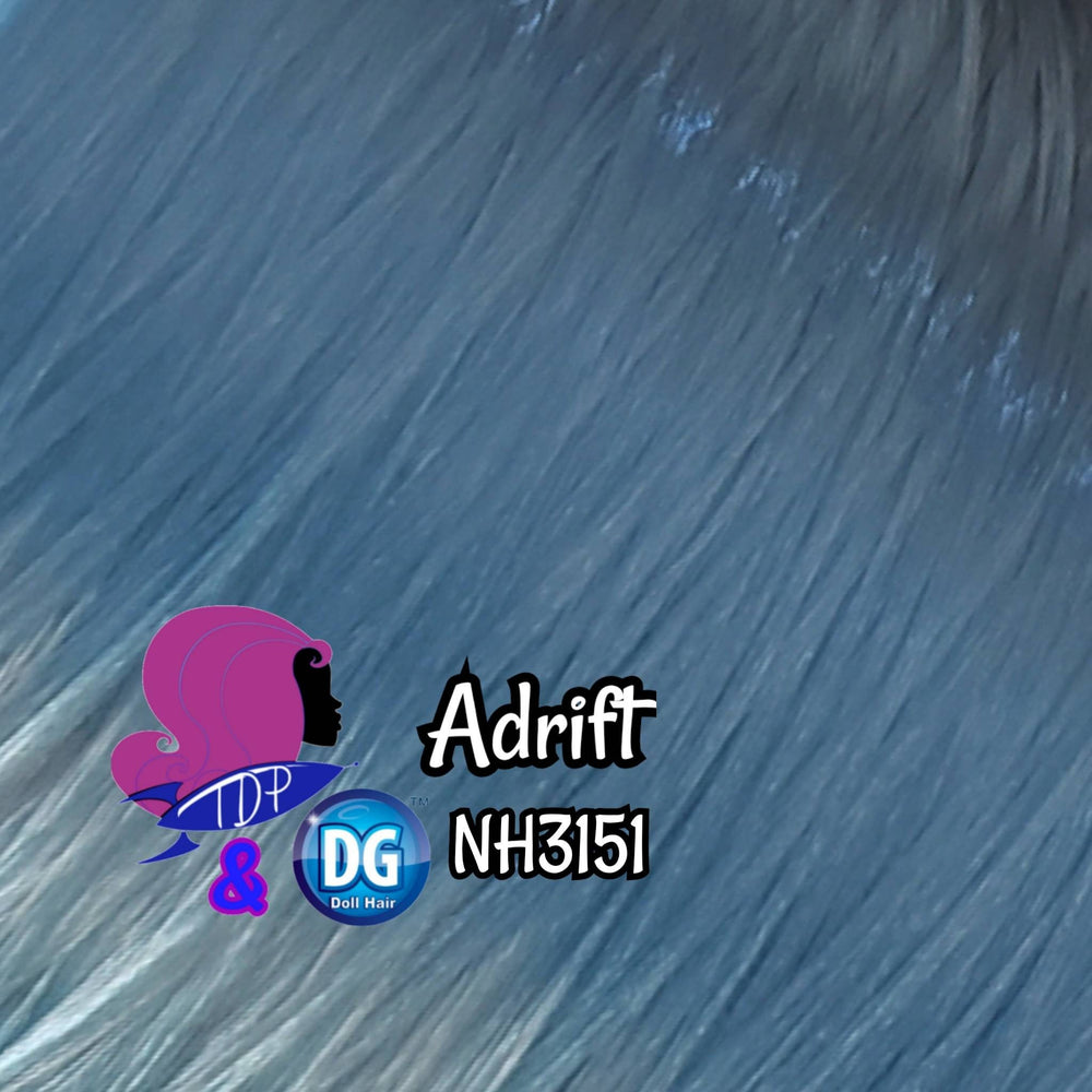 DG-HQ™ Nylon Adrift #NH3151 Dark Sky Blue Blend Doll Hair Reroot My Little Pony Barbie™ Ever After High™ Rainbow High® Lol omg