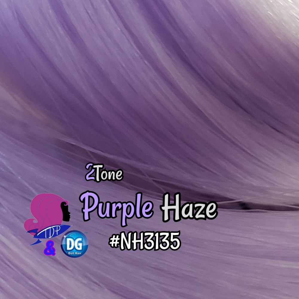 DG-HQ™ 2Tone Purple Haze #NH3135 Purple White Pre-Blended Doll Hair Rerooting My Little Pony Barbie™ Ever After High™ Rainbow High®