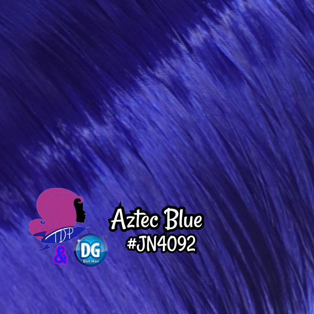 DG-HQ™ Nylon Aztec Blue #JN4092 Bright Indigo Hair Reroot My Little Pony Barbie™ Ever After High™ Rainbow High® Lol omg