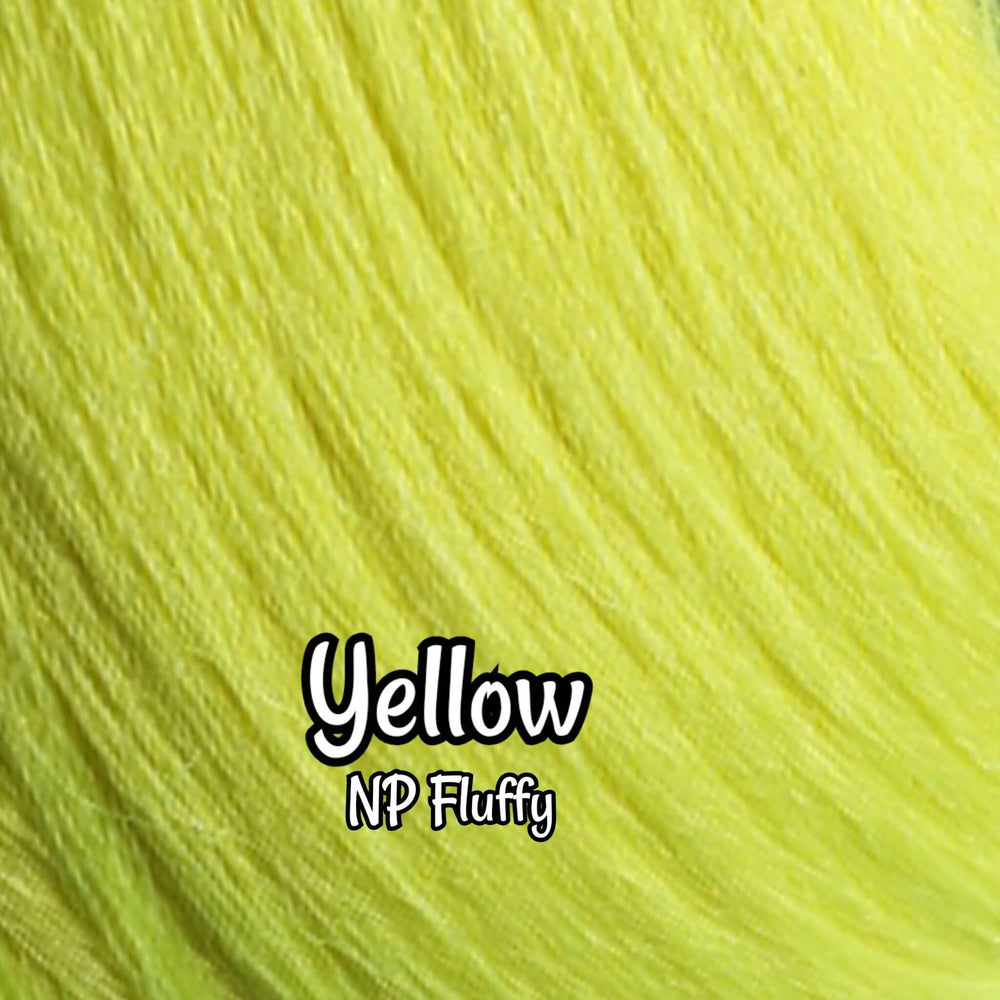 DG NP Fluffy Yellow #RN032 Soft Easy Style Puffy Doll Hair Reroot My Little Pony Perfume Puff Barbie™ Ever After High™