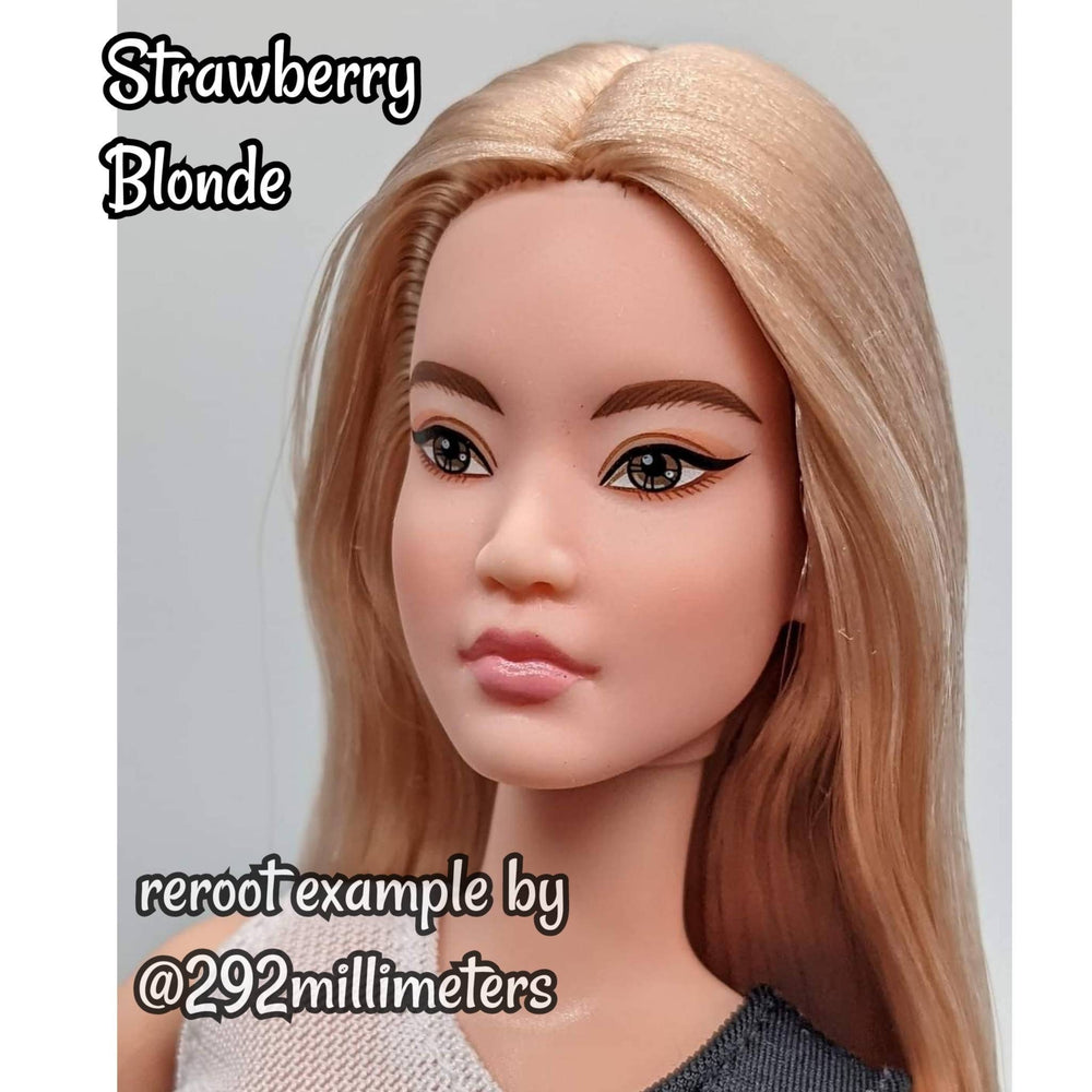 DG-HQ™ Nylon Strawberry Blonde #N396 Doll Hair Rerooting Doll My Little Pony Barbie™ Monster High™ Rainbow High®