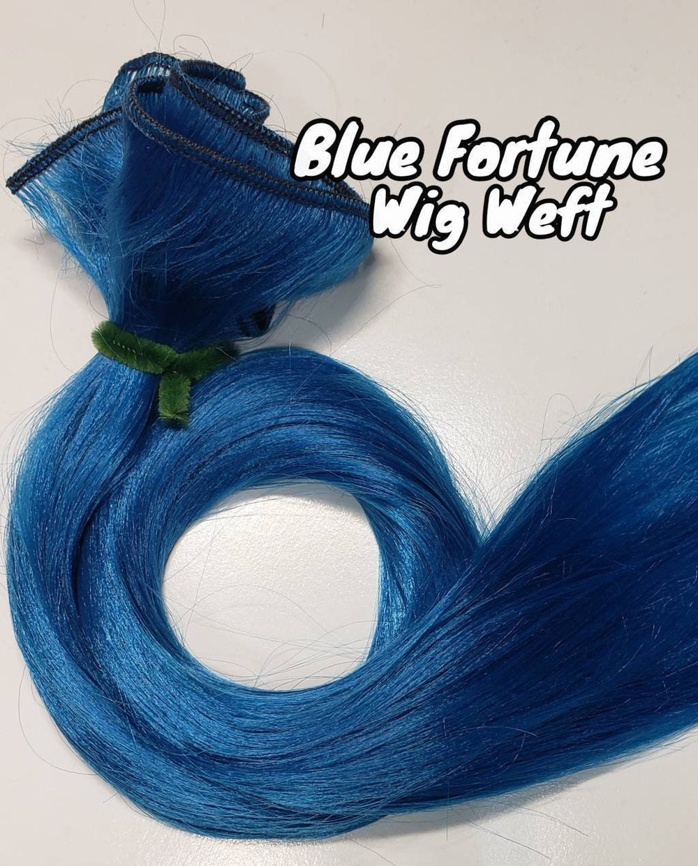 Doll Planet Hair Blue Wig Weft for DIY Doll ScaleWigs