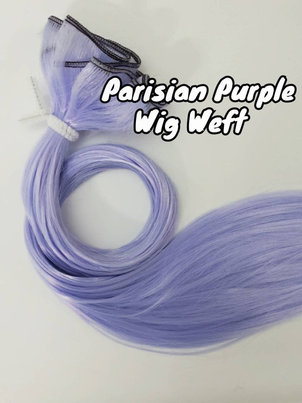 DG-HQ™ Wig Weft Nylon Parisian Purple Periwinkle N1980 Nylon Weft 30"Wx20"L Doll Hair for Making Fashion Doll Wigs Standard Temperature