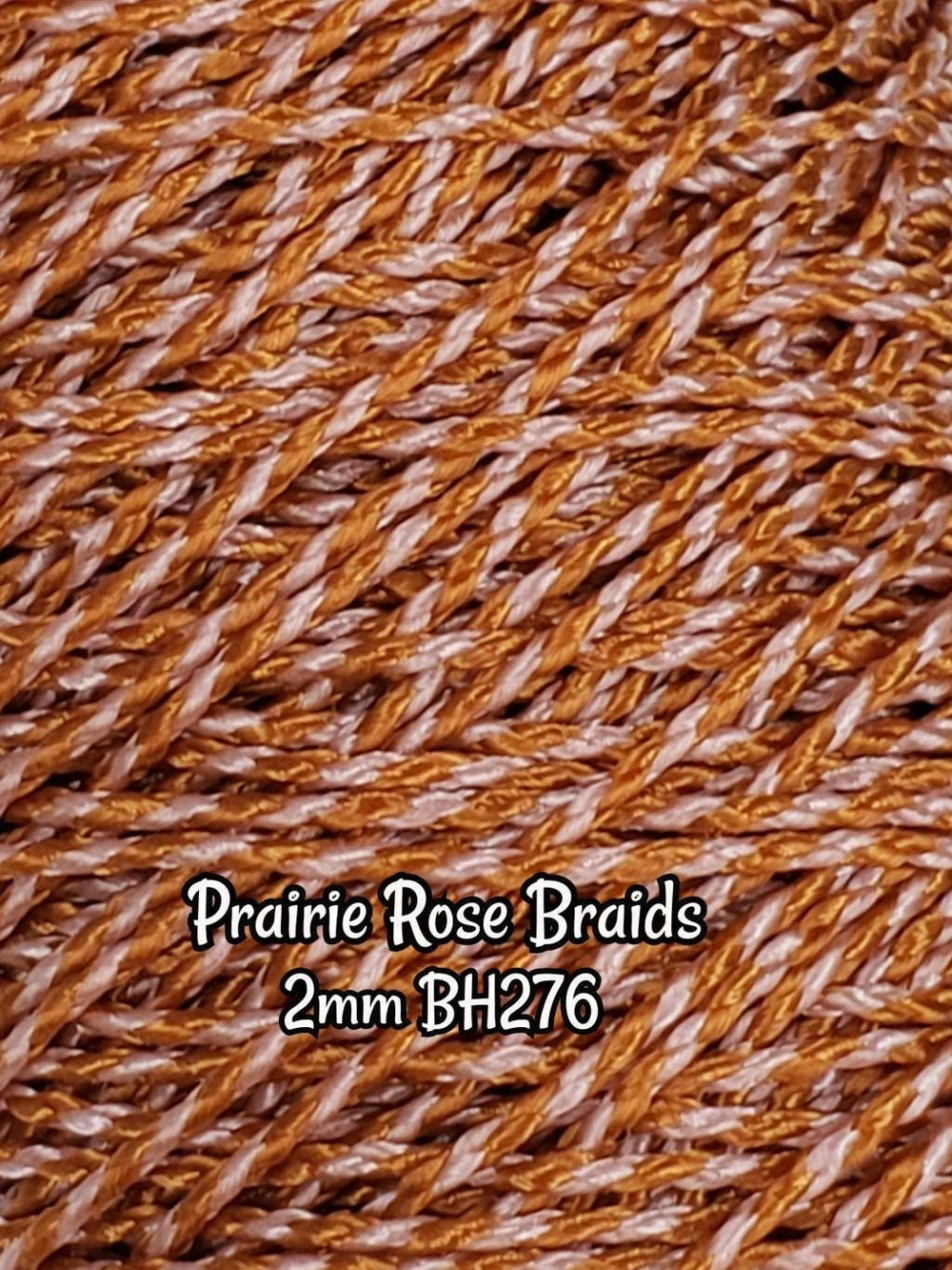 DG-Hq™ Prairie Rose Micro Mini Braids #Bh276 Pale Pink & Gold 2mm Doll Hair Reroot Barbie™ Monster High™ Rainbow High
