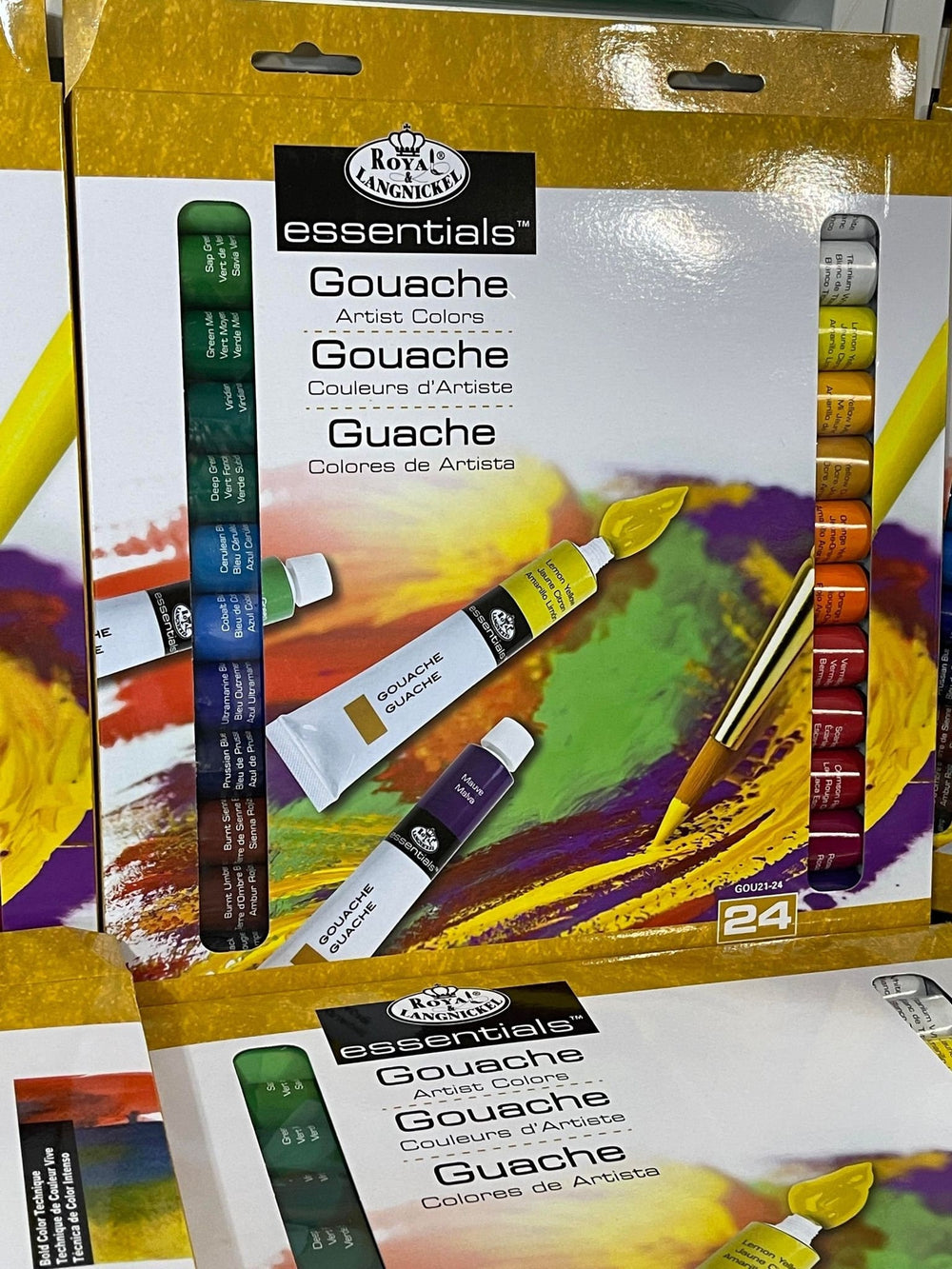Royal Brush Gouache Artist Paint Set, 24-Colors 