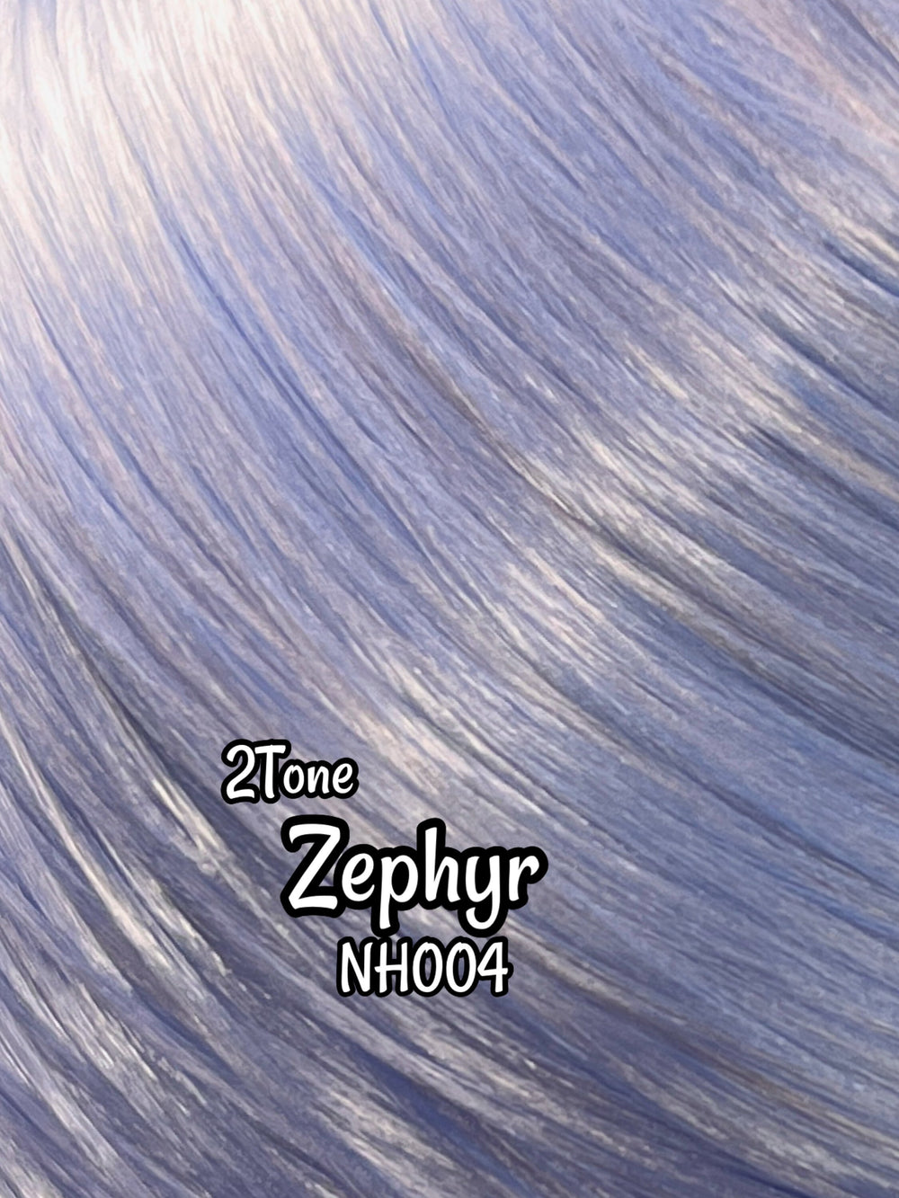 DG-HQ™ 2Tone Zephyr #NH004 blend silver blue gray Contrast Pre-Blended Doll Hair My Little Pony Barbie™ Ever After High™ Rainbow High