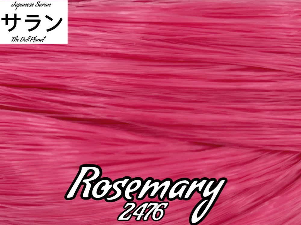 Japanese Saran Rosemary 2476 36 inch 1oz/28g hank Pink Doll Hair for rerooting fashion dolls Standard Temperature