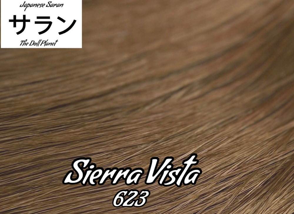 Japanese Saran Sierra Vista 623 36 inch 1oz/28g hank Brown go go coco Doll Hair for rerooting fashion dolls Standard Temperature