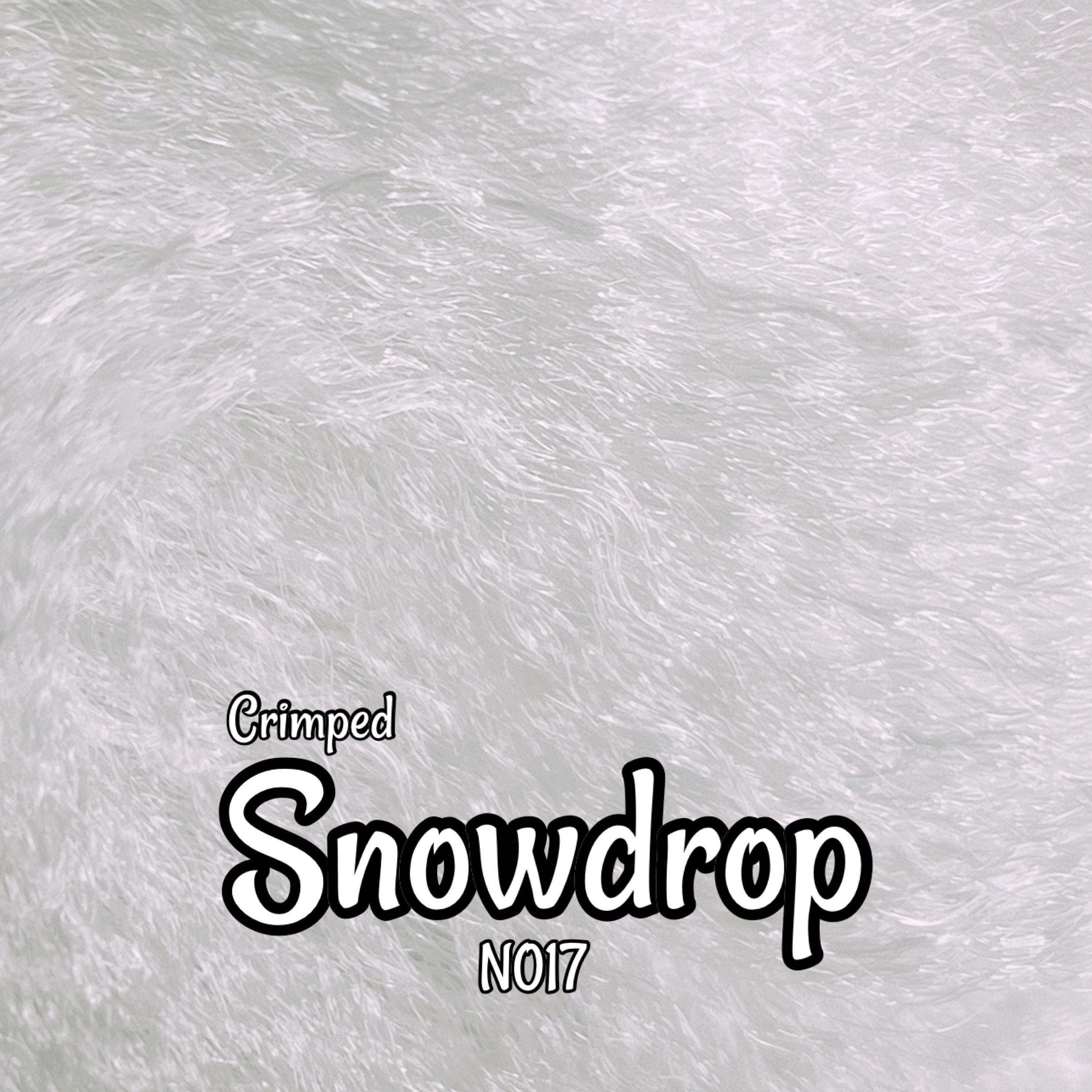 DG Nylon Crimped Snowdrop N017 1oz/28g 36inch/92 cm white Doll Hair ...