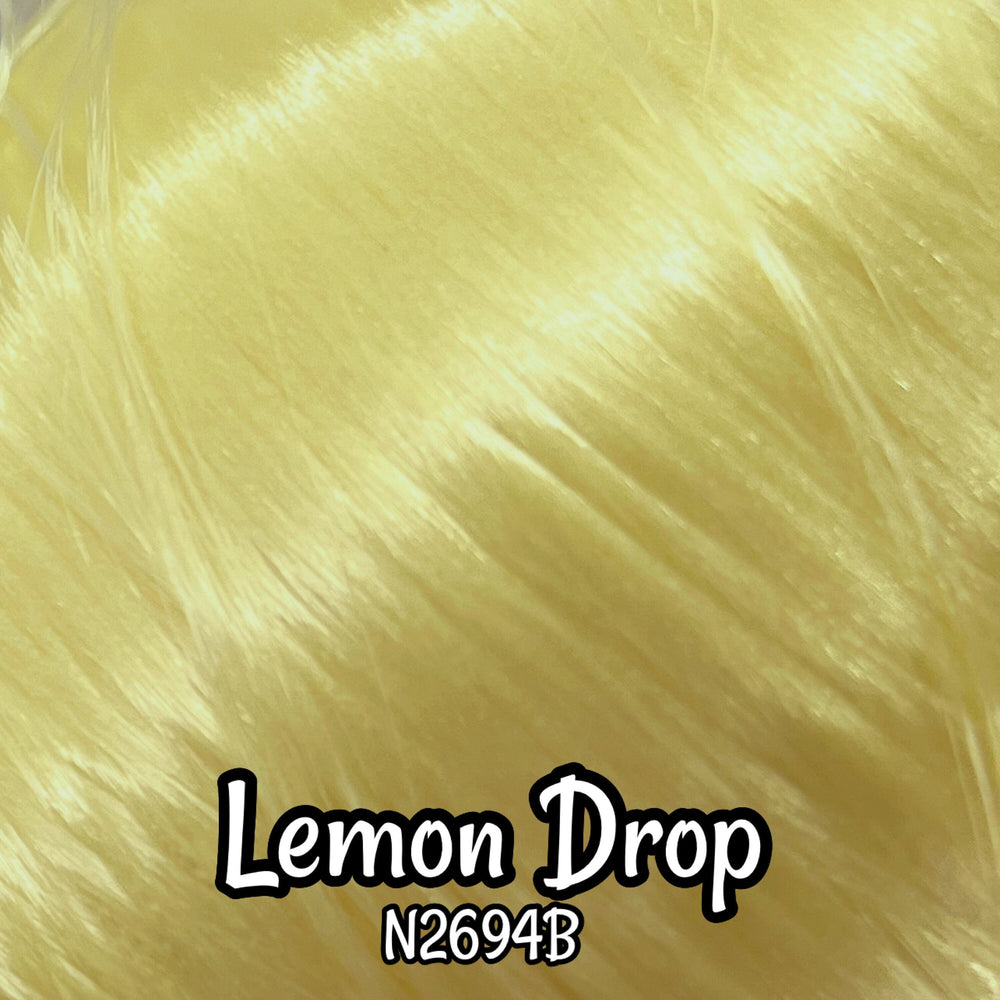 DG-HQ™ Nylon Lemon Drop N2694B 36 inch 1oz/28g hank Yellow Doll Hair for rerooting fashion dolls Standard Temperature