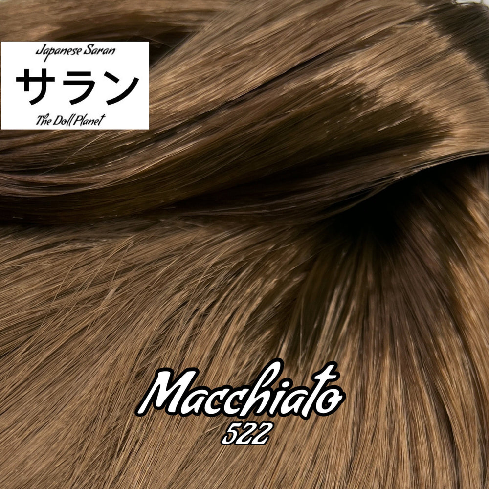 Japanese Saran Macchiato 522 36 inch 1oz/28g hank Brown Doll Hair for rerooting fashion dolls Standard Temperature