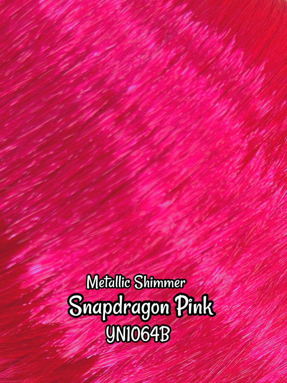 DG-HQ™ Nylon Metallic Shimmer Snapdragon Pink YN1064B 36 inch 1oz/28g hank Hot pink Doll Hair for rerooting fashion dolls